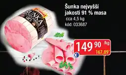 Qanto Šunka nejvyšší jakosti 91 % nabídka