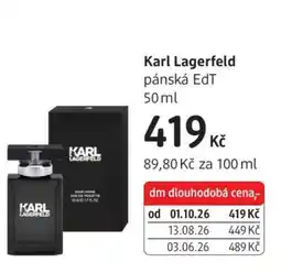 dm drogerie Karl Lagerfeld nabídka