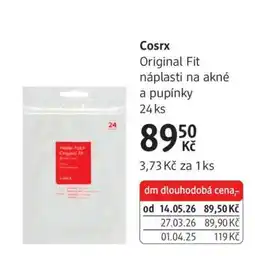 dm drogerie Cosrx nabídka