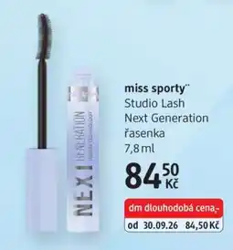 dm drogerie Miss Sporty nabídka