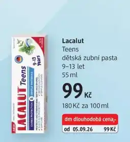 dm drogerie Lacalut nabídka
