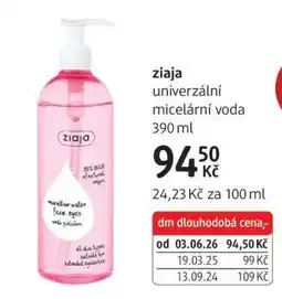 dm drogerie ZiAJA nabídka