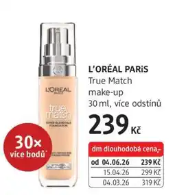 dm drogerie L'Oréal Paris True Match nabídka