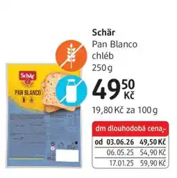 dm drogerie Schär Pan Blanco chléb nabídka