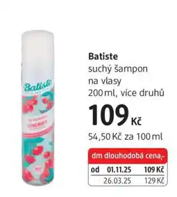 dm drogerie Batiste nabídka