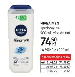 dm drogerie Nivea Men nabídka