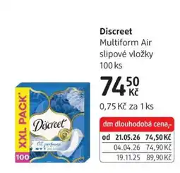 dm drogerie Discreet Multiform Air nabídka