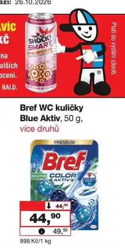 Barvy a laky drogerie Bref WC kuličky Blue Aktiv nabídka