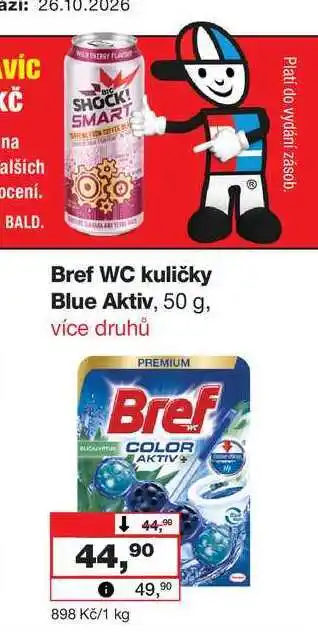 Bref WC kuličky Blue Aktiv