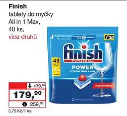 Barvy a laky drogerie Finish tablety do myčky All in 1 Max, 48 ks nabídka