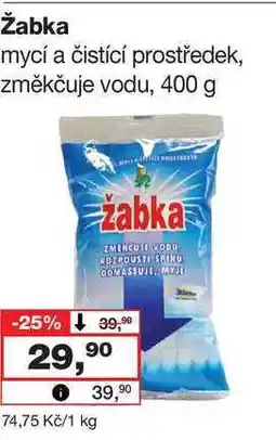 Barvy a laky drogerie Žabka mycí a čistící prostředek, změkčuje vodu nabídka