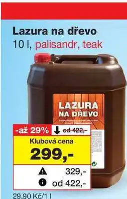 Barvy a laky drogerie Lazura na dřevo nabídka