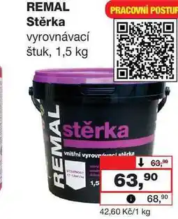 Barvy a laky drogerie REMAL Stěrka vyrovnávací štuk nabídka