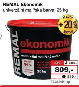 Barvy a laky drogerie REMAL Ekonomik univerzální malířská barva nabídka