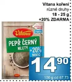 Jip Vitana pepř černý mletý nabídka