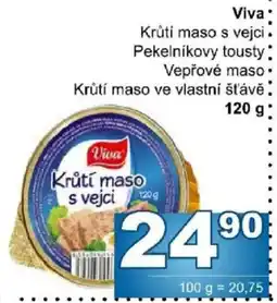 Jip Viva krůtí maso s vejci nabídka