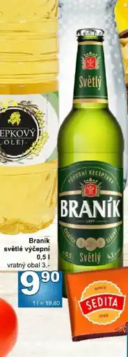 Jip Braník světlé výčepní nabídka