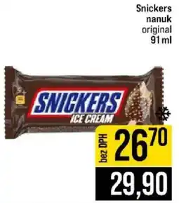Jip snickers ice cream nabídka