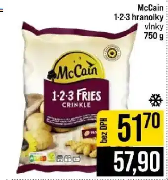 McCain 1-2-3 hranolky vlnky