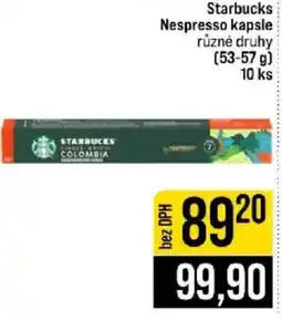 Jip Starbucks Nespresso kapsle nabídka