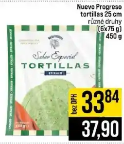 Jip Nuevo Progreso tortillas nabídka