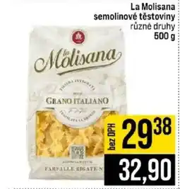Jip La Molisana semolinové těstoviny nabídka