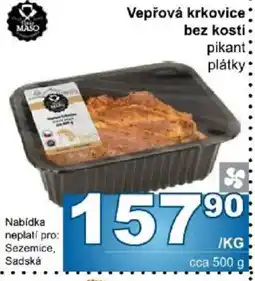 Jip Tato Maso vepřová krkovic bez kosti pikant plátky nabídka