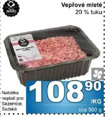 MASO vepřové mleté