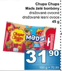 Jip Chupa Chups Mads želé bonbóny nabídka