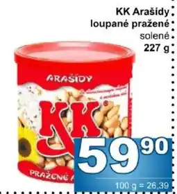 Jip KK arašidy loupané pražené solené nabídka