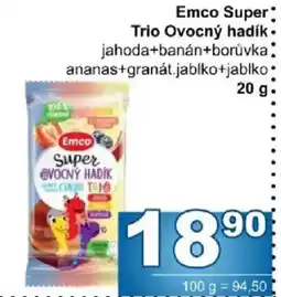 Jip Emco super ovocný hadík nabídka