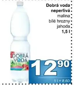 Jip Dobrá voda neperlivá malina bílé hrozny jahoda nabídka