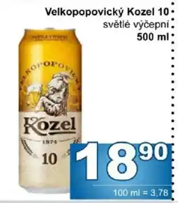 Jip Kozel Velkopopovický 10 nabídka