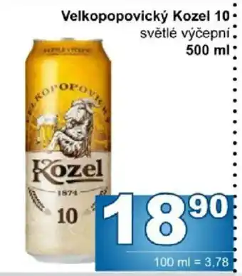Kozel Velkopopovický 10