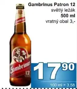 Jip Gambrinus Patron 12 nabídka