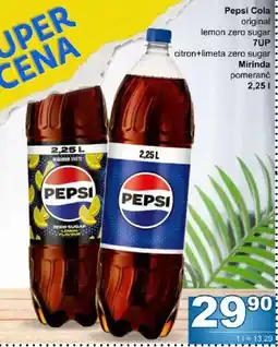 Jip Pepsi lemon zero sugar nabídka