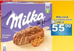 Jip Milka nanuk čokoláda+preclík nabídka
