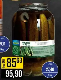 Jip Gastro okurky nabídka