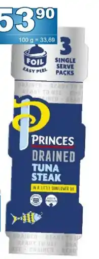 Jip Princes drained tuna steak nabídka