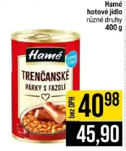 Jip Hamé trenčanské párky s fazolí nabídka