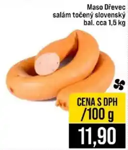 Jip Maso Dřevč salám točený slovenský nabídka
