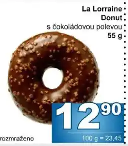 Jip La Lorraine Donut s čokoládovou polevou nabídka