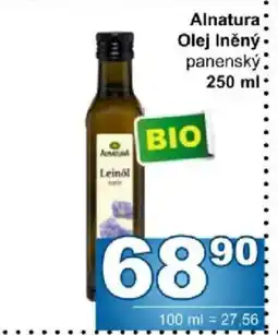 Jip Alnatura olej lněný panenský nabídka