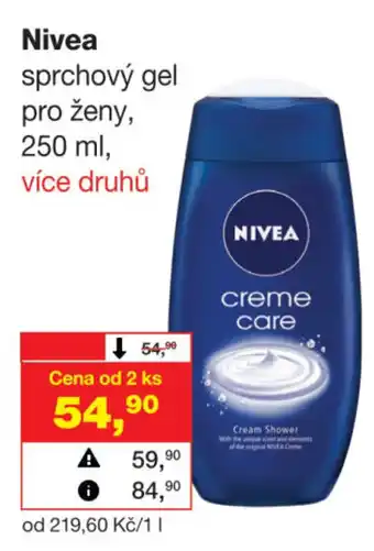 Nivea sprchový gel pro ženy