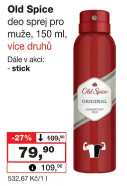 Barvy a laky drogerie Old Spice deo sprej pro muže nabídka