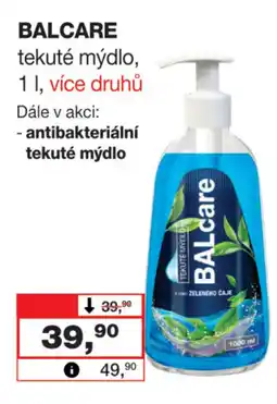 Barvy a laky drogerie Balcare tekuté mýdlo nabídka