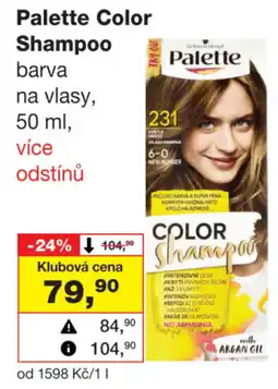 Barvy a laky drogerie Palette Color Shampoo nabídka