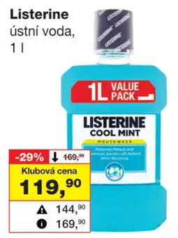 Barvy a laky drogerie Listerine ústní voda nabídka
