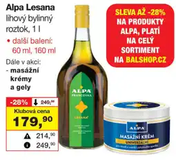 Barvy a laky drogerie Alpa lesana lihový bylinný roztok nabídka