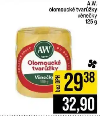 A.W. olomoucké tvarůžky věnečky